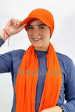 Châle Casquette - orange