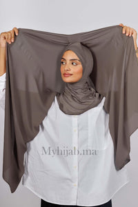 Crepe Bonnet Ninja - Taupe foncé