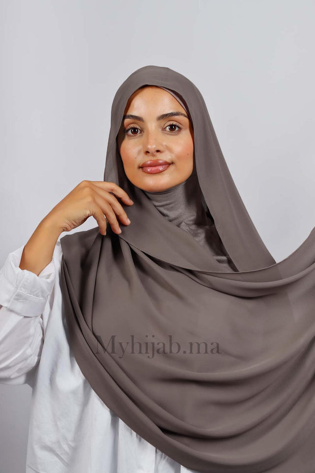 Crepe Bonnet Ninja - Taupe foncé