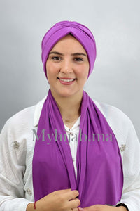 Dubai hijab - violet