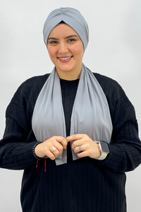 Dubai hijab - Gris
