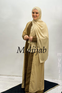 ABAYA DUBAI : Marron-Beige