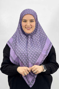 Foulard Dior-Mauve/Noir