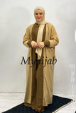 ABAYA DUBAI : Marron-Beige