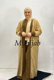 ABAYA DUBAI : Marron-Beige